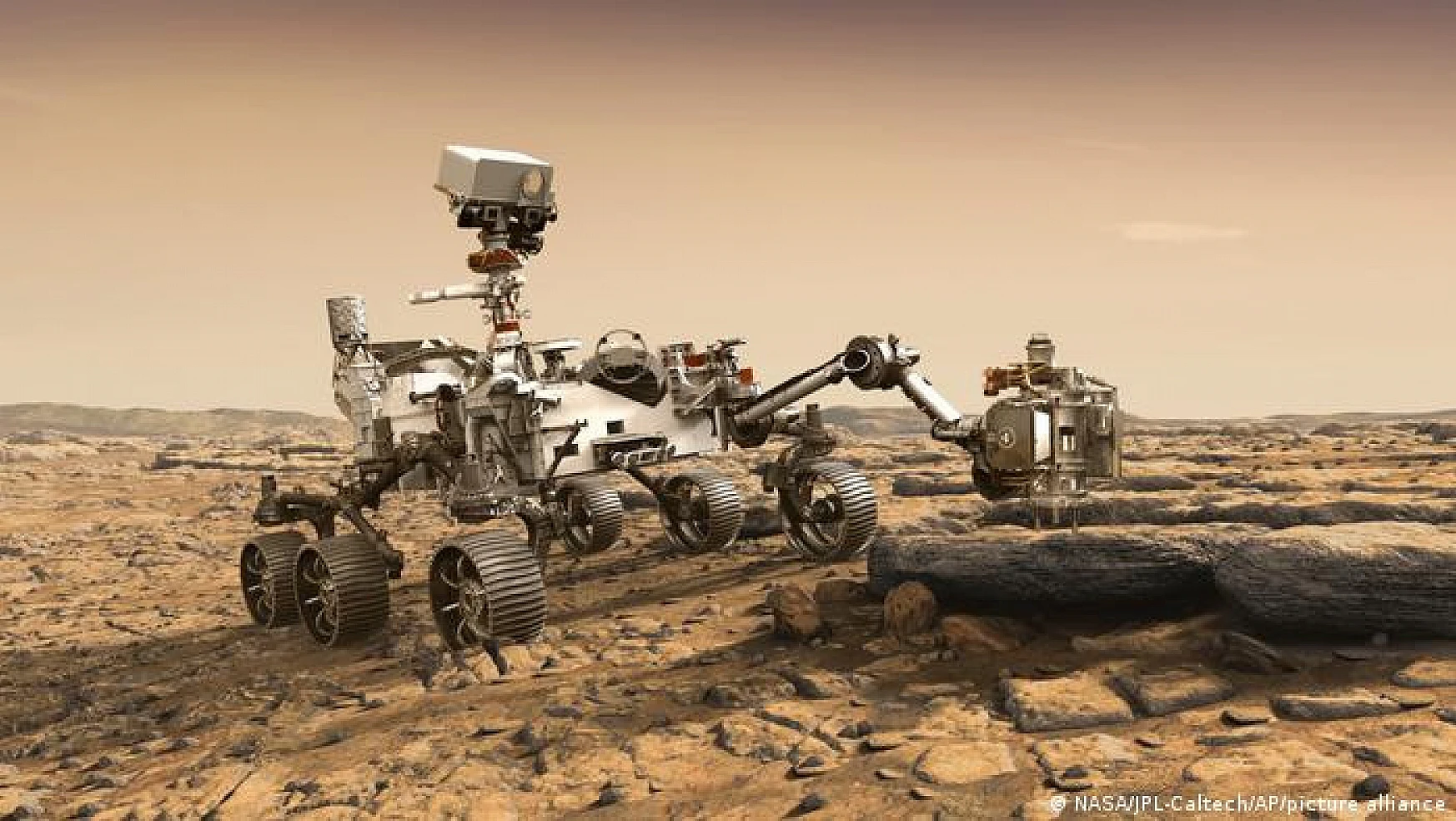NASA'nın uzay aracı Mars'a  başarıyla indi