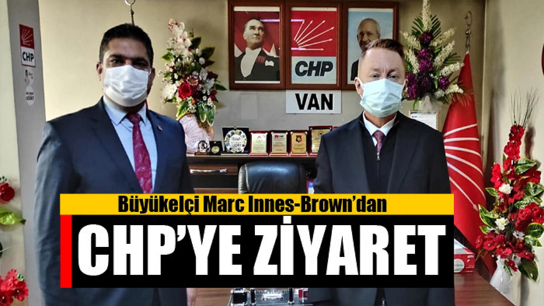Büyükelçi Marc Innes-Brown'dan CHP'ye ziyaret