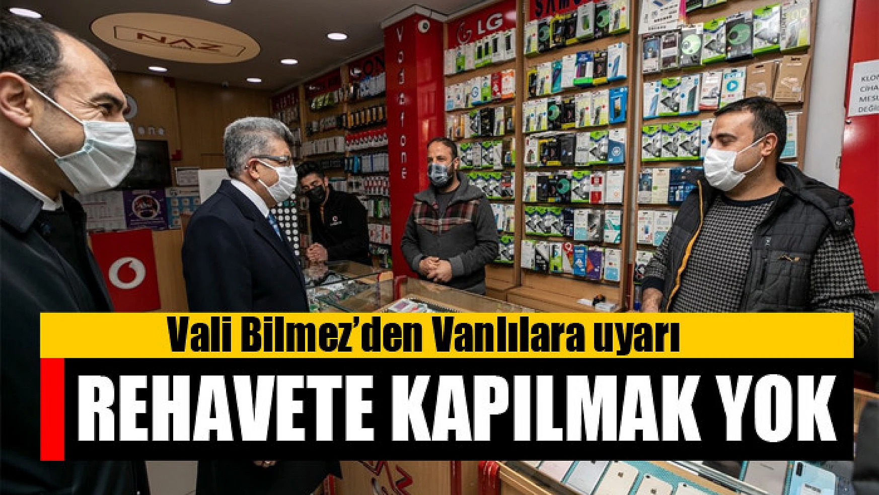 Vali Mehmet Emin Bilmez: Rehavete kapılmak yok