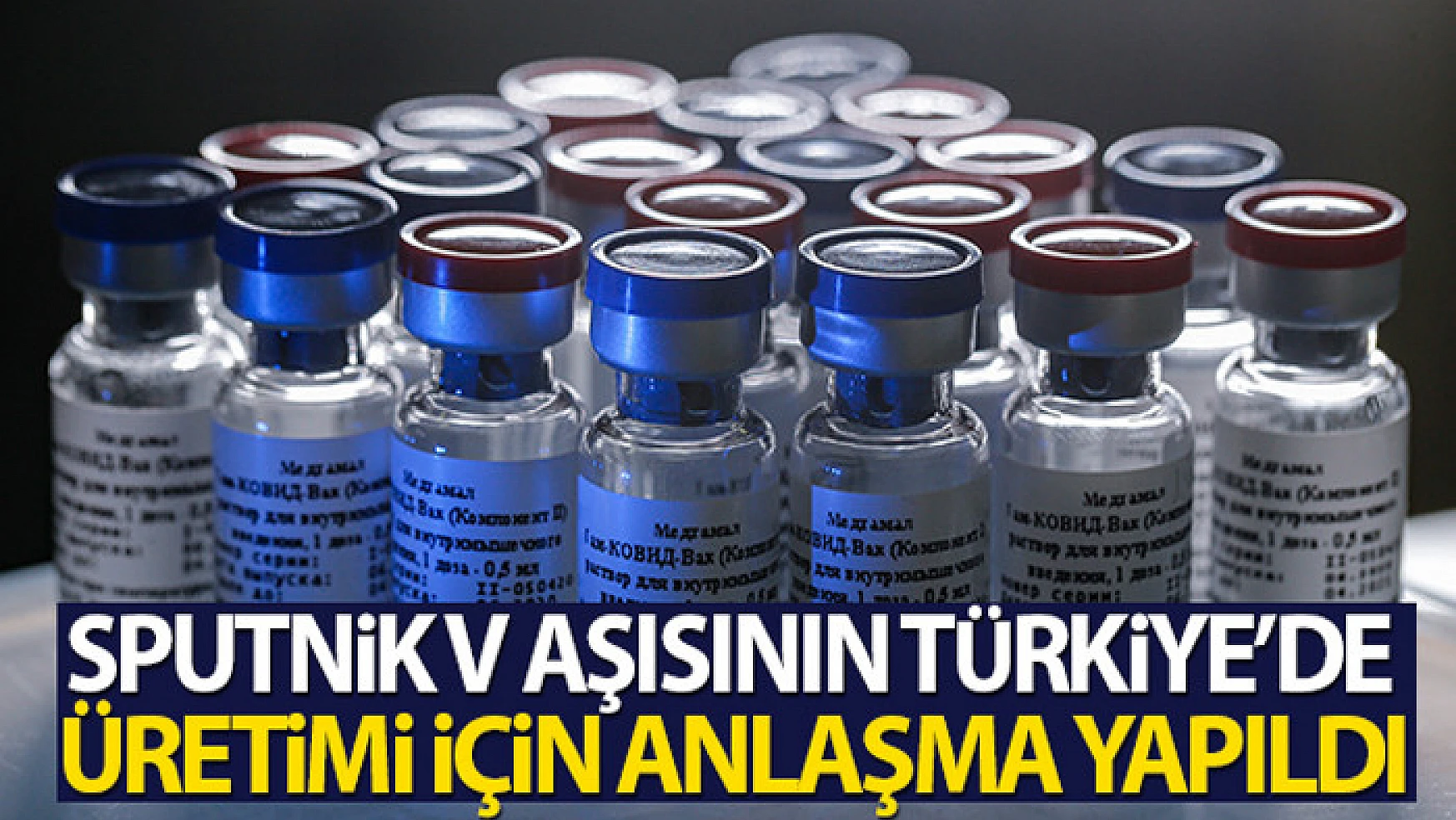 Rus Sputnik V aşısının Türkiye'de üretimi için anlaşma yapıldı