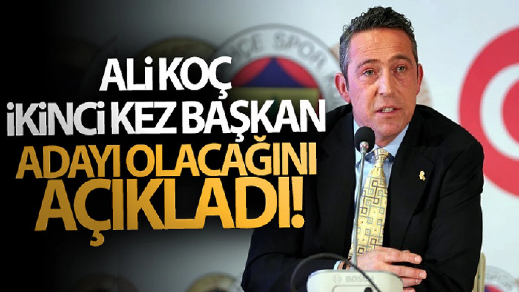 Ali Koç, ikinci kez başkan adayı olacağını açıkladı!