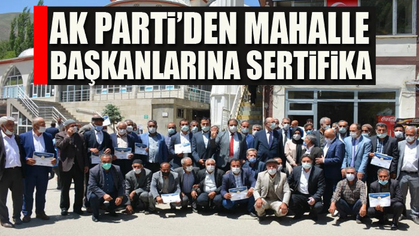 AK Parti'den mahalle başkanlarına sertifika
