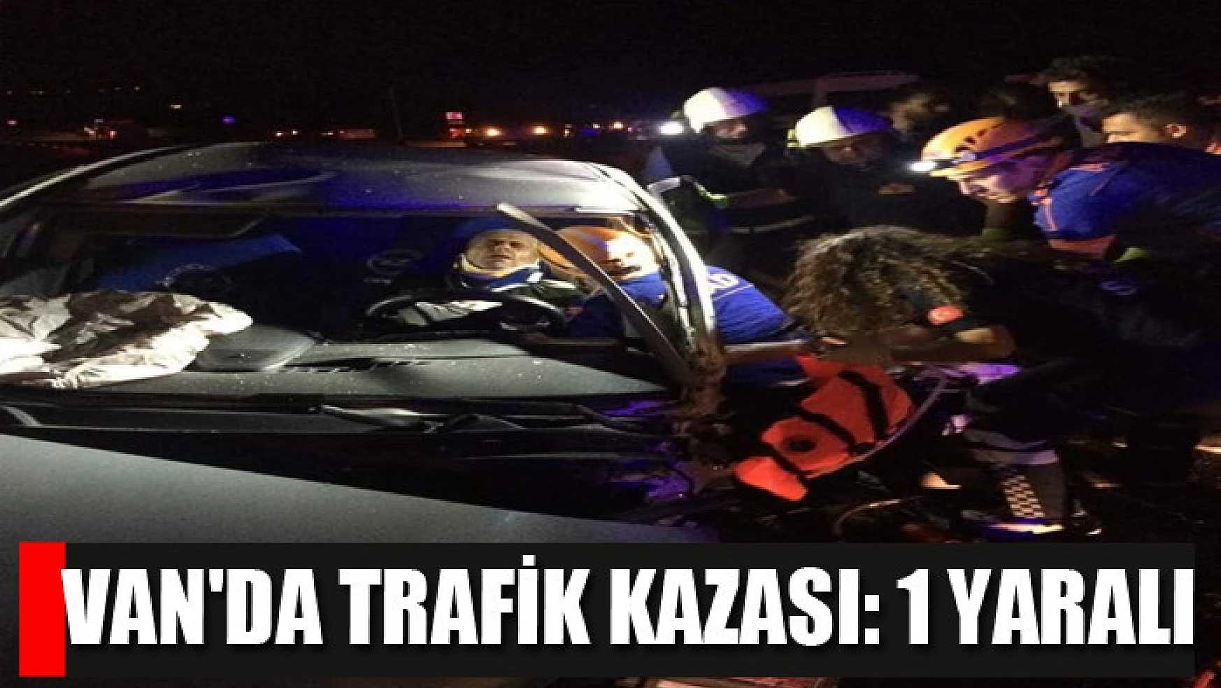 Van'da trafik kası: 1 yaralı