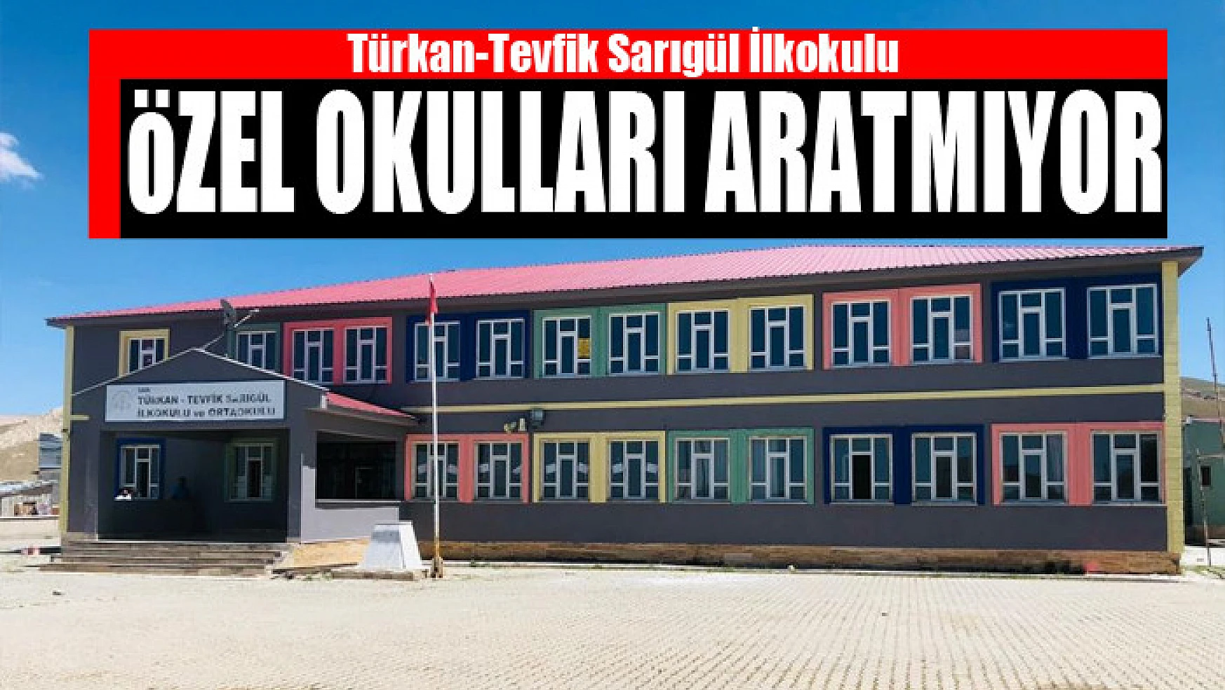 Türkan-Tevfik Sarıgül İlkokulu özel okulları aratmıyor