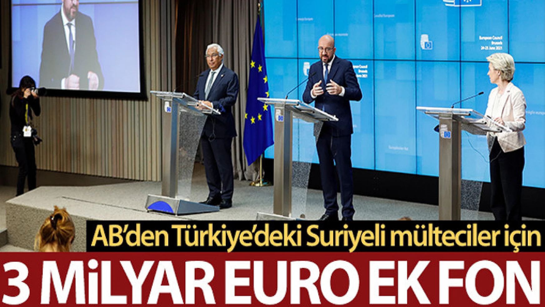 AB'den Türkiye'deki Suriyeli mülteciler için 3 milyar Euro ek fon