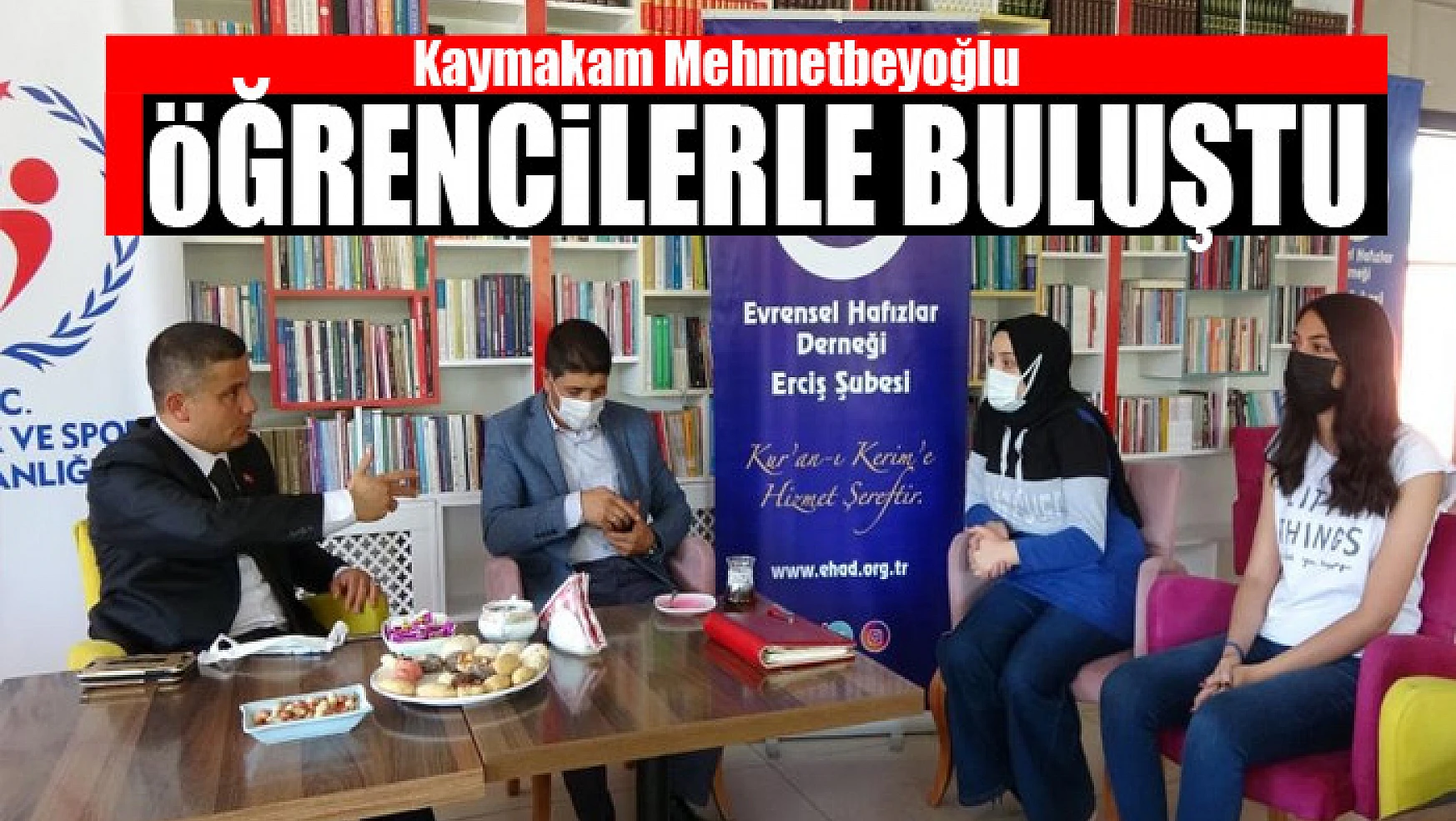 Kaymakam Mehmetbeyoğlu öğrencilerle buluştu