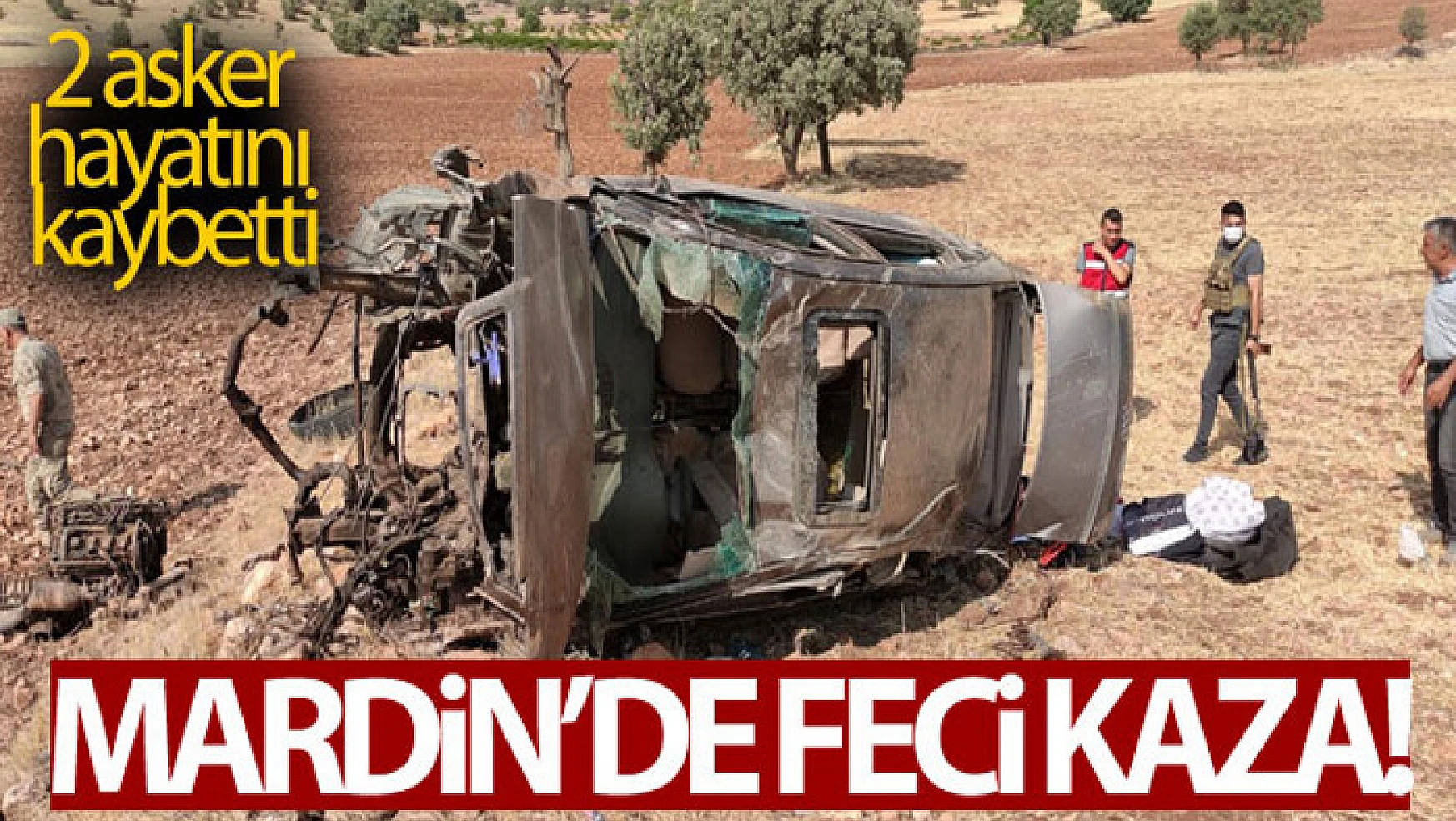 Mardin'de otomobil takla attı