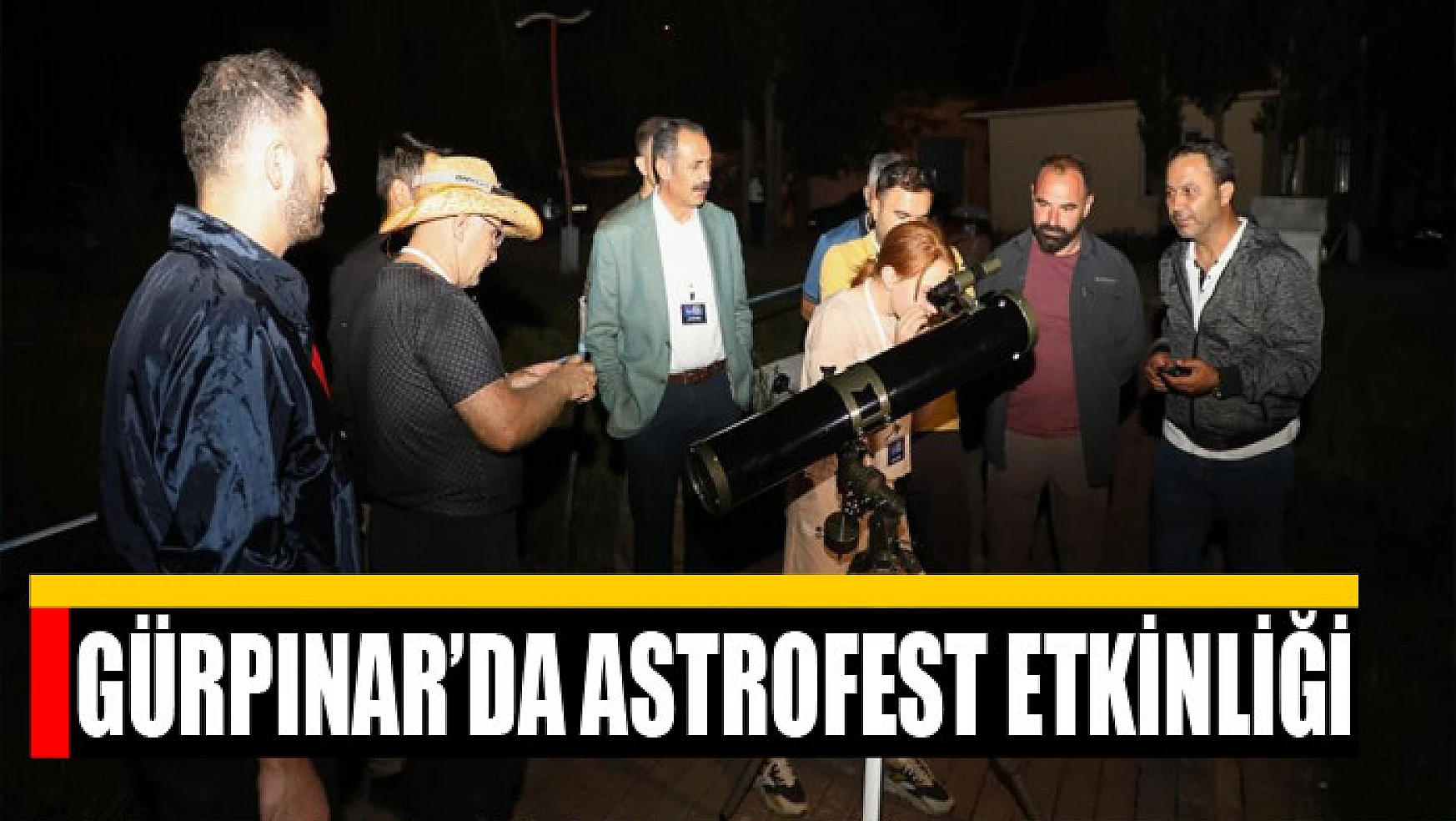 Gürpınar'da Astrofest etkinliği