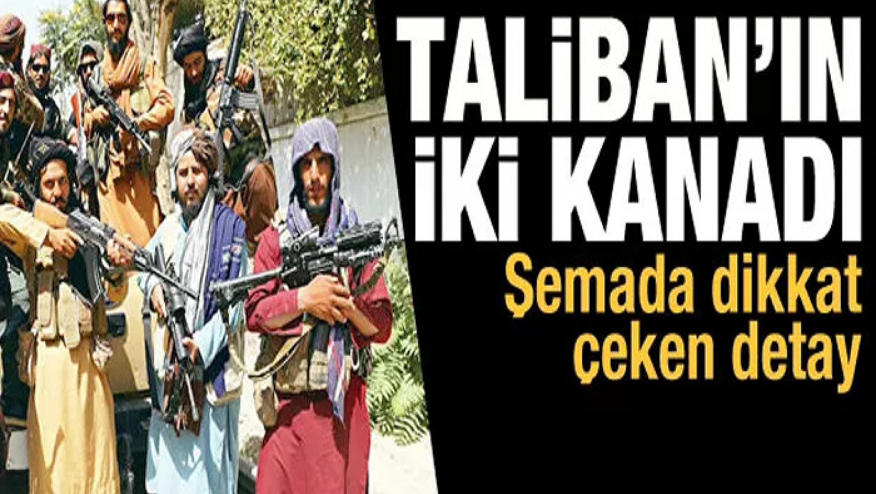 Şemada dikkat çeken detay: Taliban'ın iki kanadı