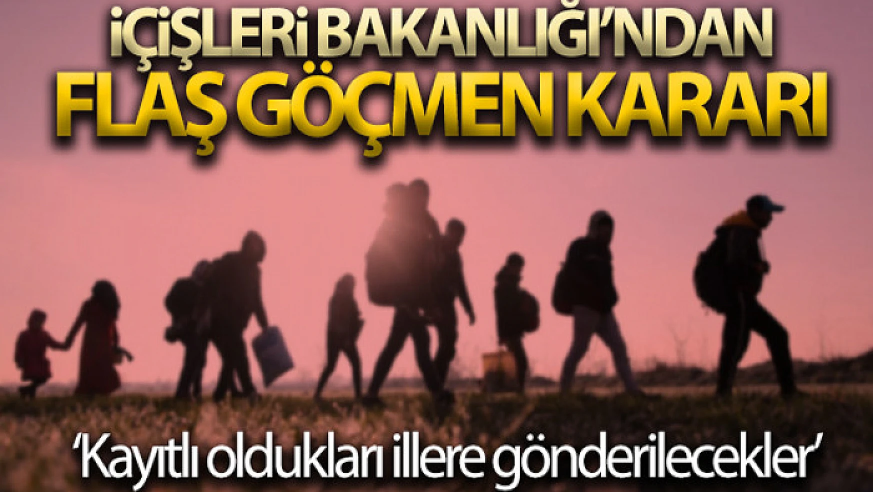 Göç İdaresinden Ankara'daki Suriyeliler hakkında açıklama