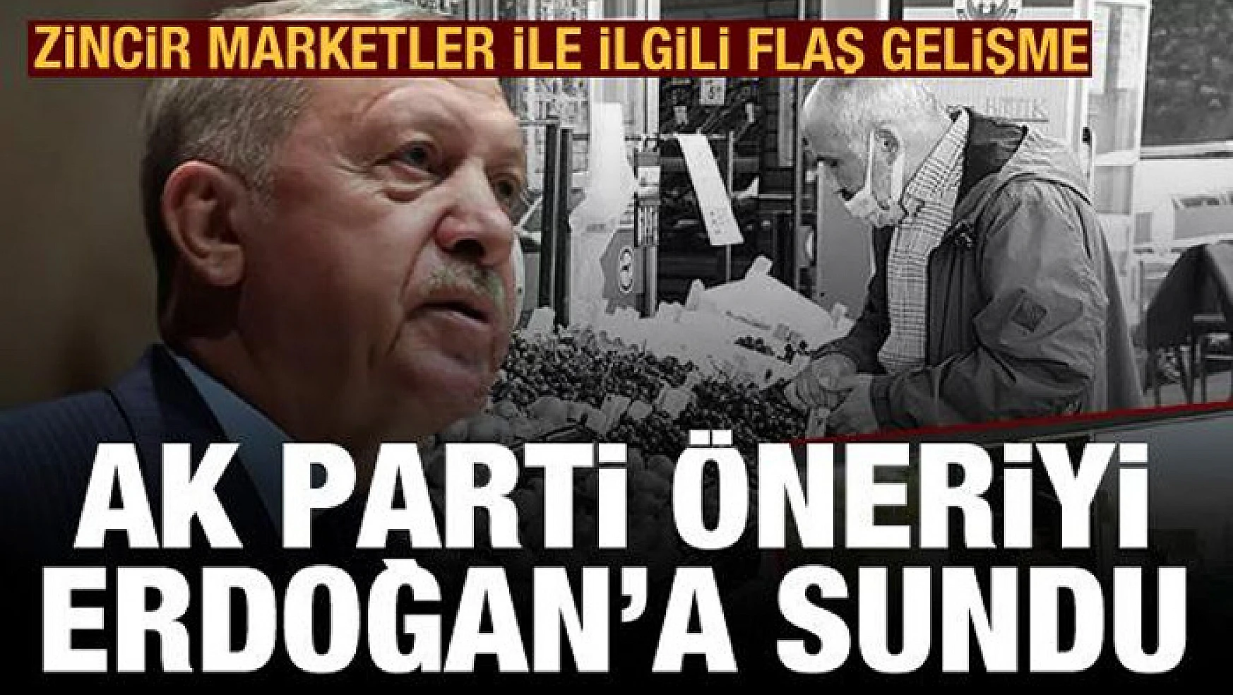 AK Parti 29 sayfalık raporu Erdoğan'a sundu: 'Süpermarketler çevre yoluna'