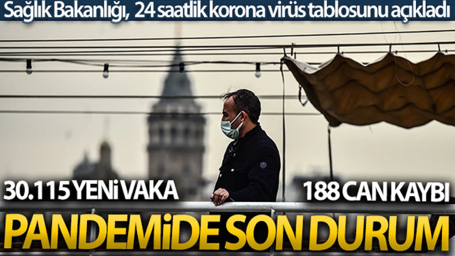 Son 24 saatte korona virüsten 188 kişi hayatını kaybetti
