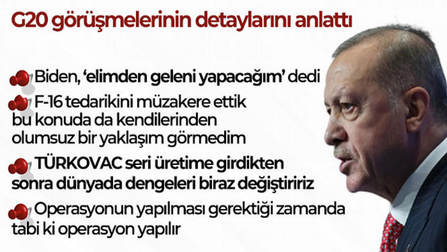 Cumhurbaşkanı Erdoğan: Biden ile samimi ve yapıcı havada bir toplantı yaptık