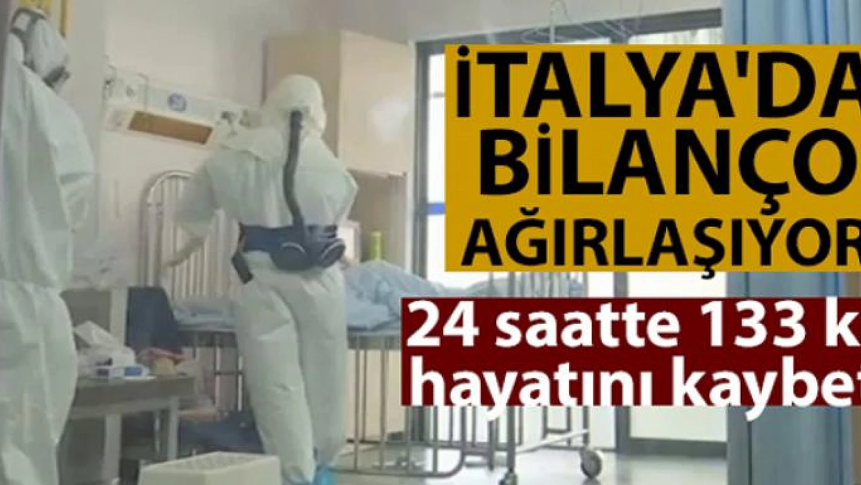 İtalya'da son 24 saatte 133 kişi hayatını kaybetti