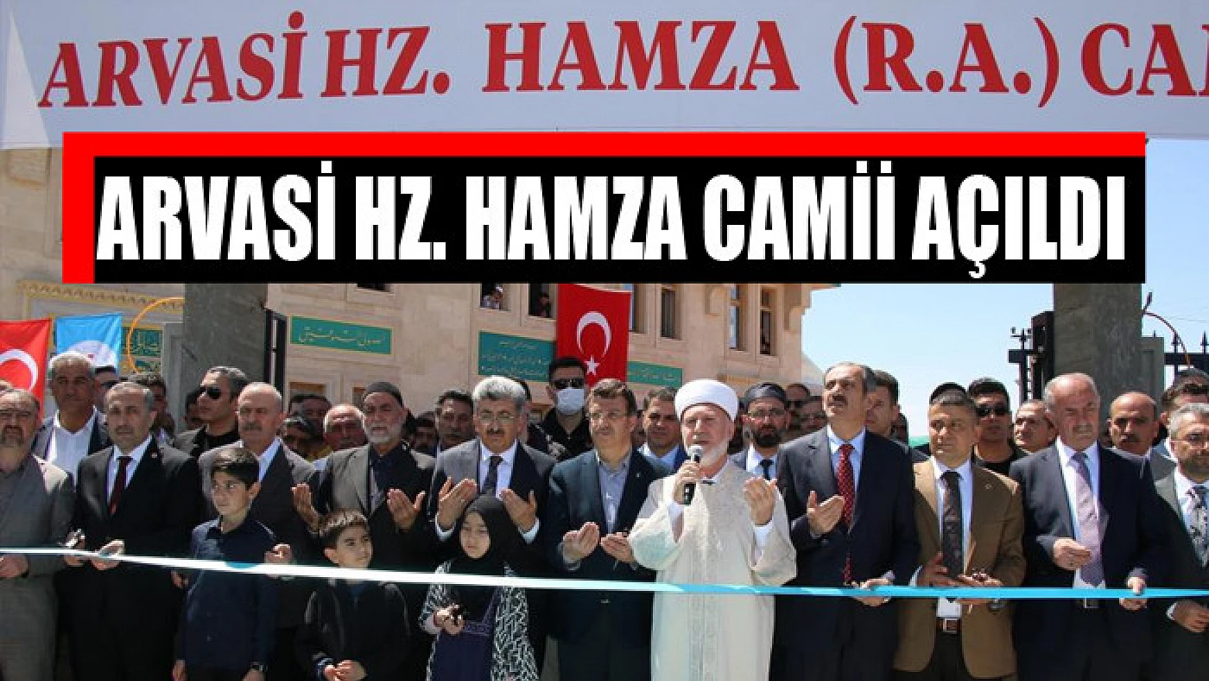 Arvasi Hz. Hamza Camii açıldı