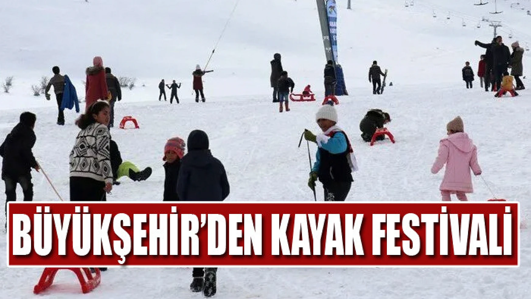 Büyükşehir'den kayak festivali