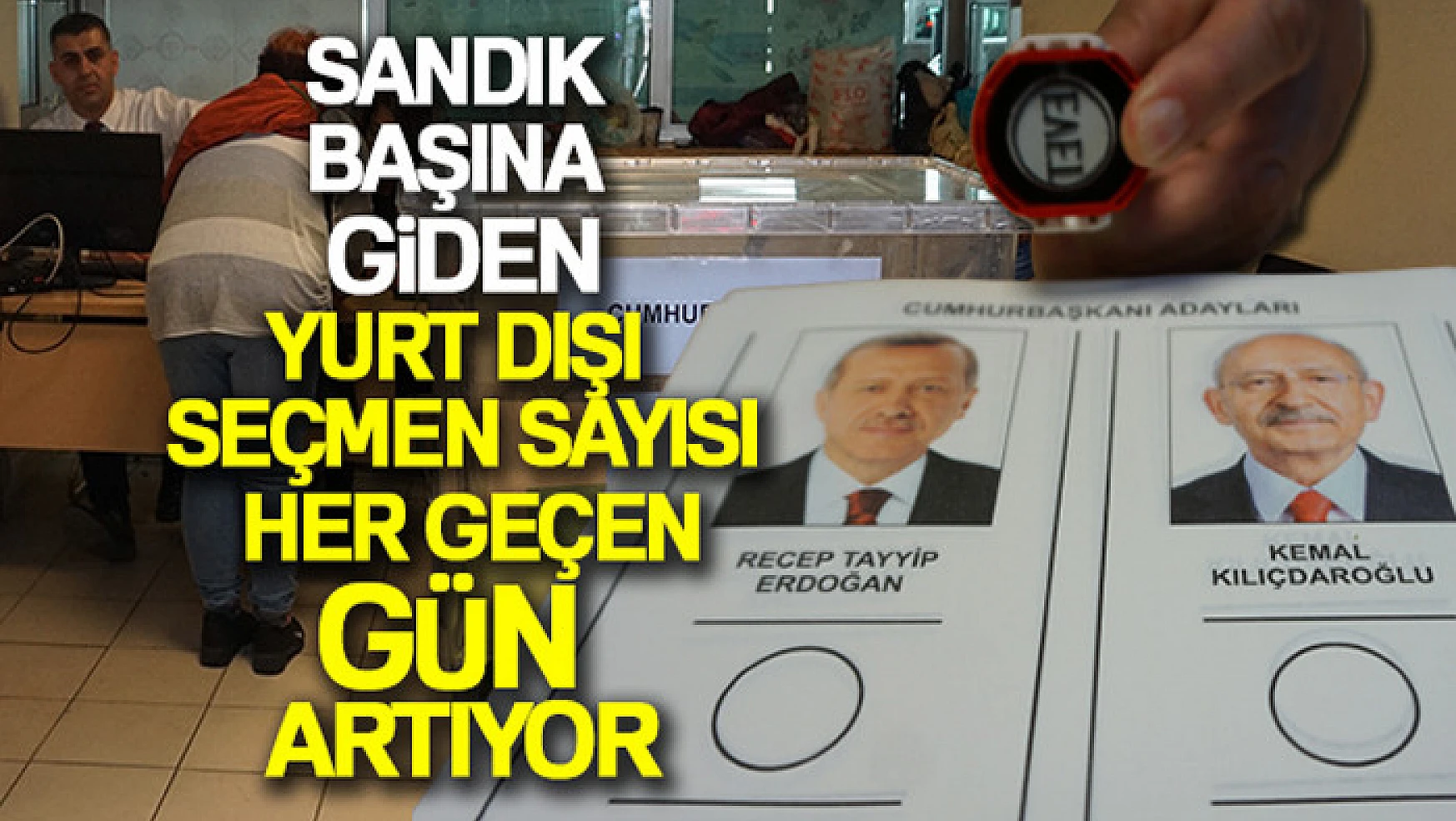 Edirne'de yurt dışı seçmenlerin oy kullanma işlemi yoğun katılımla devam ediyor