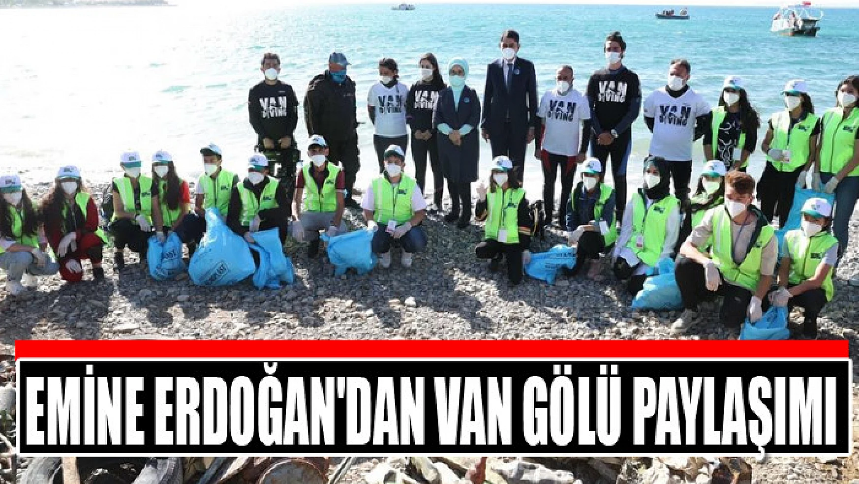 Emine Erdoğan'dan Van Gölü paylaşımı