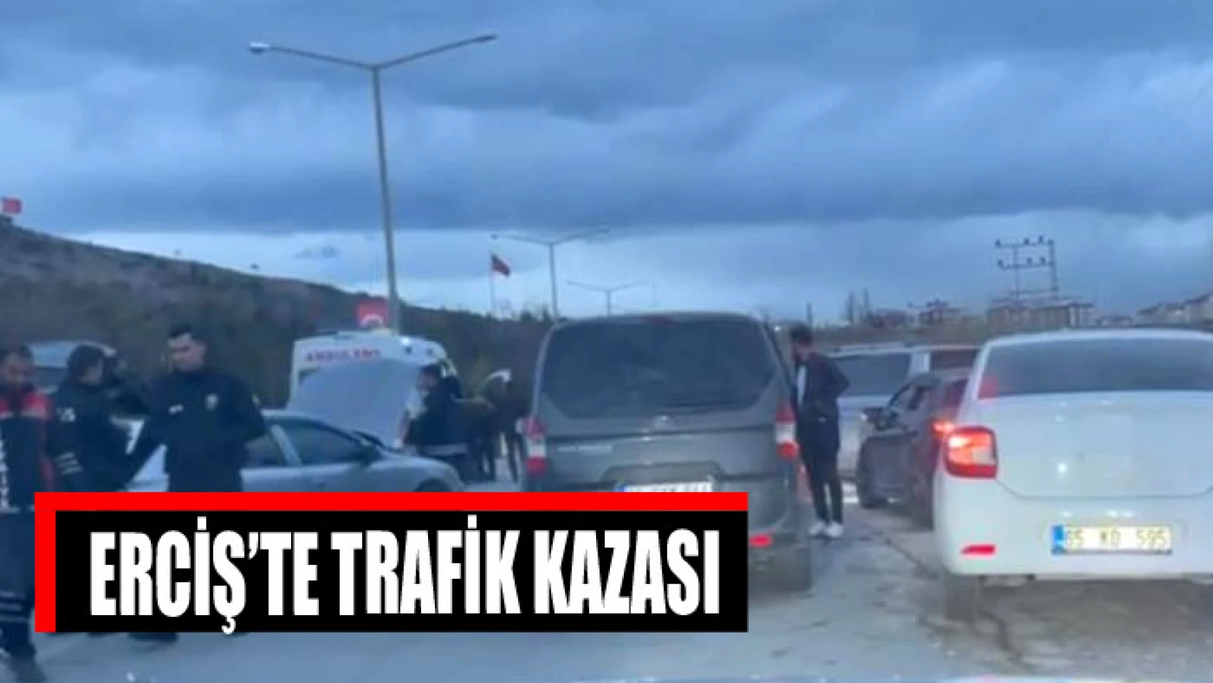  Erciş'te trafik kazası