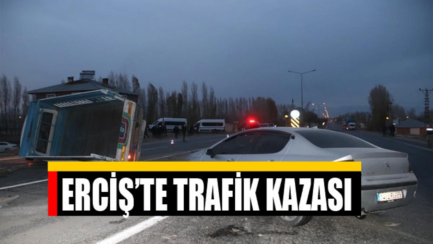 Erciş'te trafik kazası