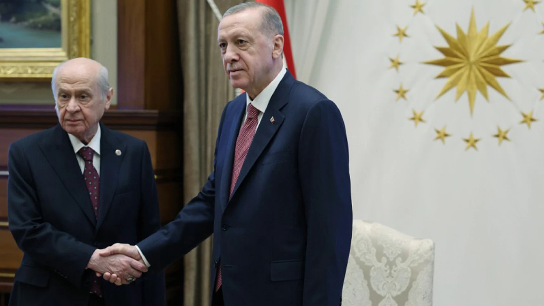 Erdoğan ve Bahçeli 45 Dakikalık Görüşme Yaptı