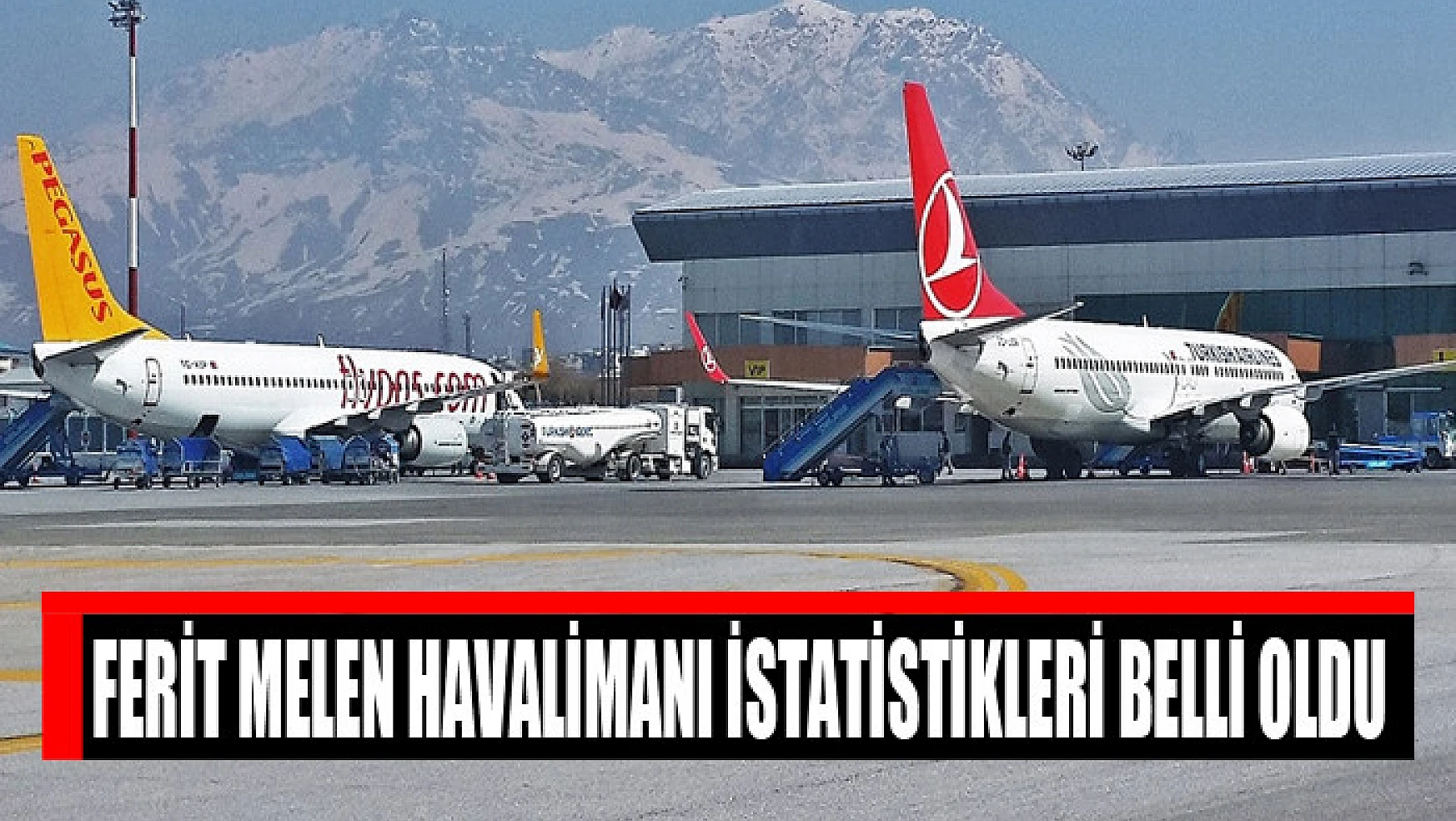 Ferit Melen Havalimanı istatistikleri belli oldu
