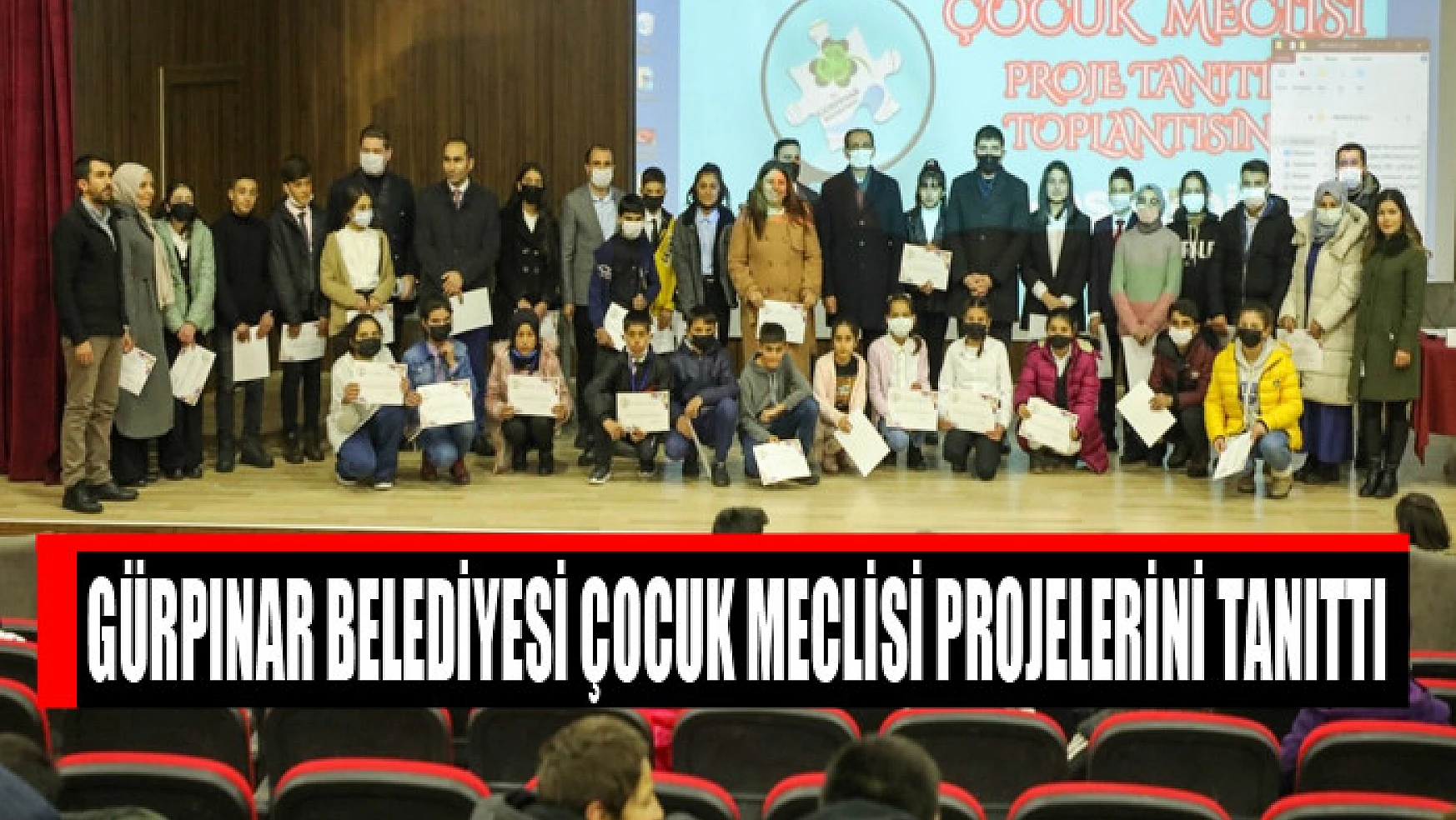 Gürpınar Belediyesi Çocuk Meclisi Projelerini Tanıttı