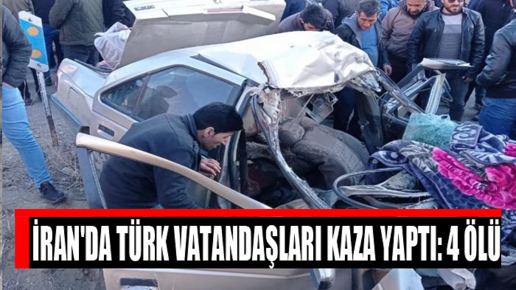 İran'da Türk vatandaşları kaza yaptı: 4 ölü