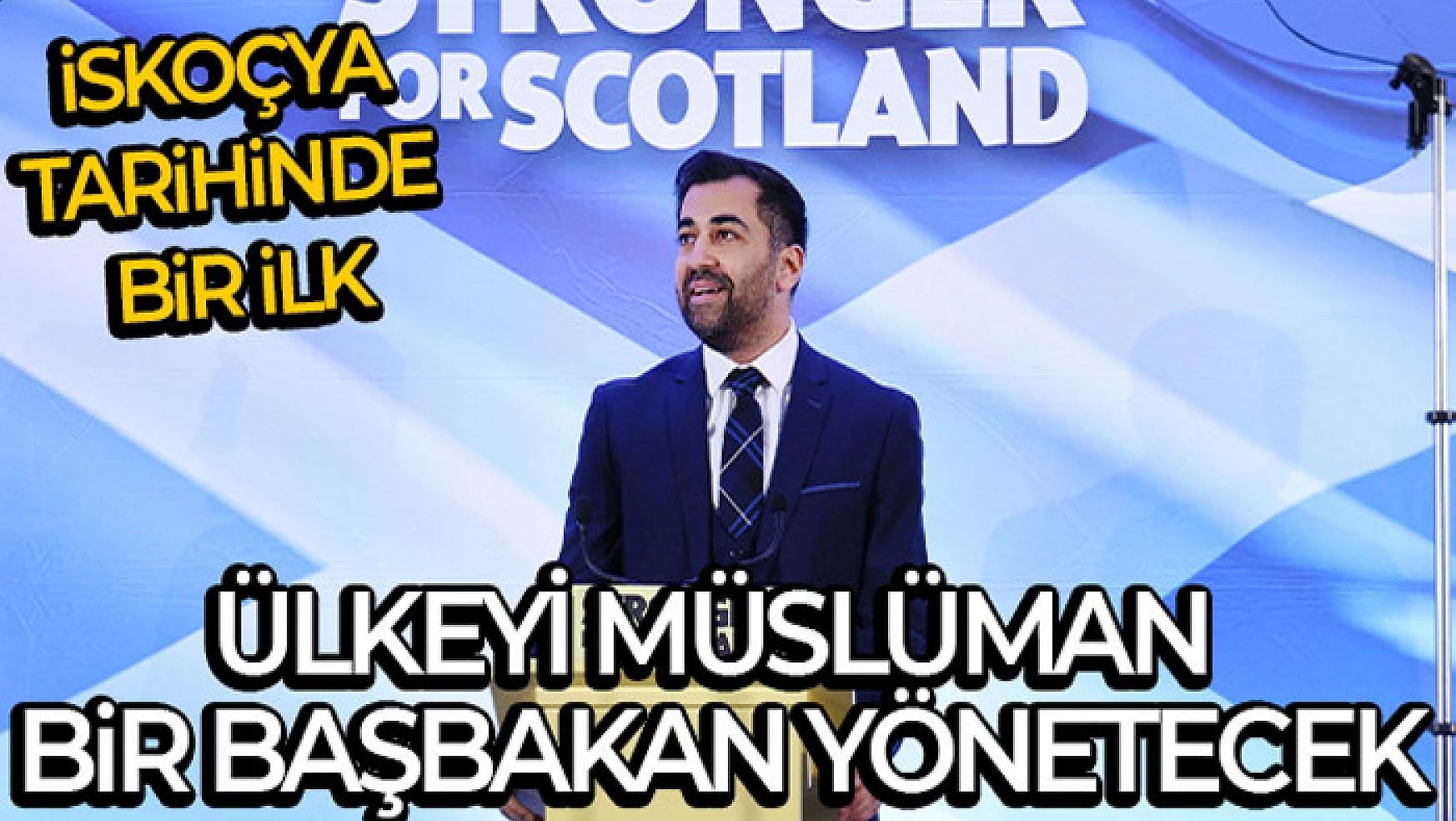 İskoçya Ulusal Partisi'nin yeni lideri Humza Yousaf oldu