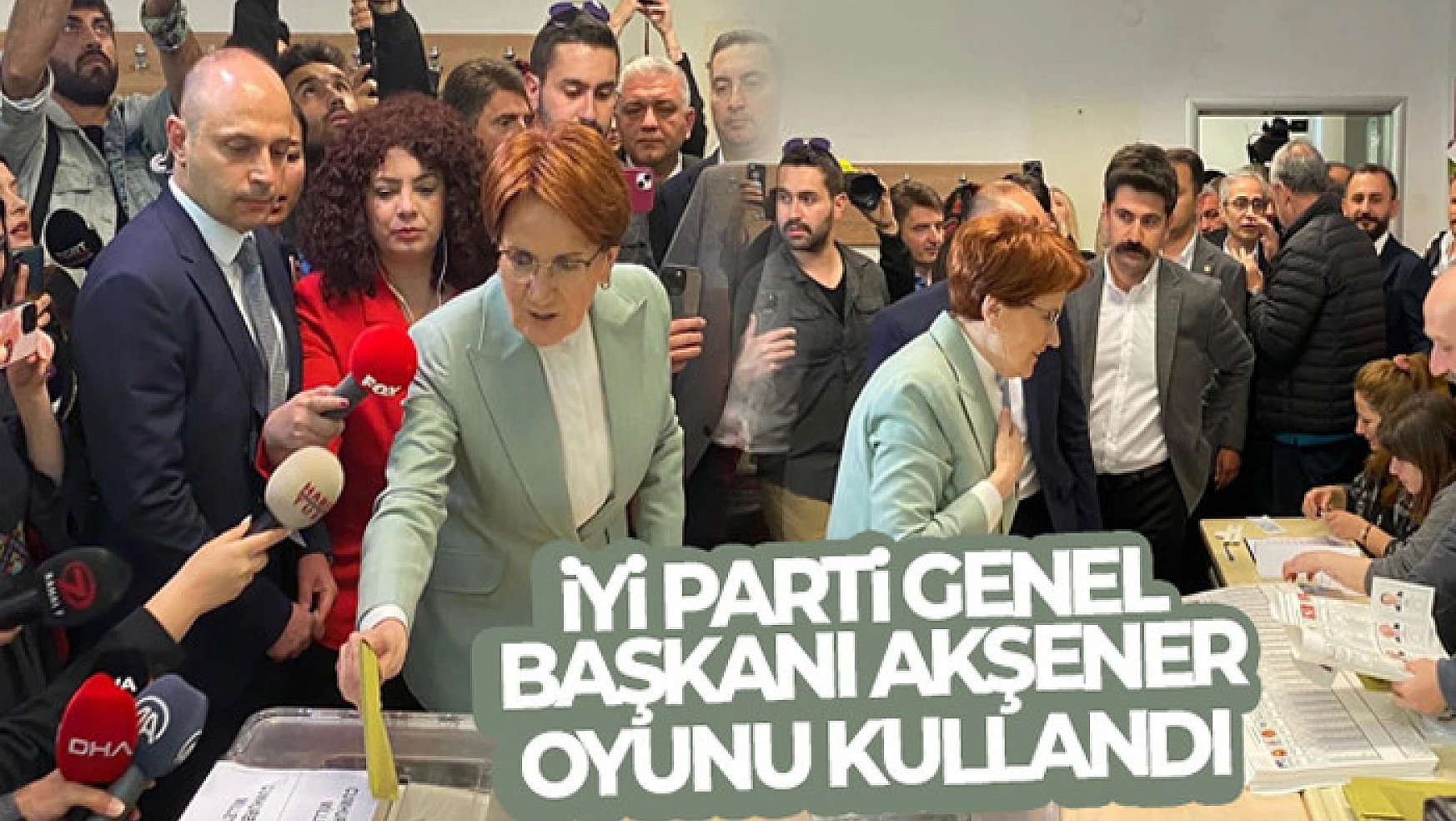 İYİ Parti Genel Başkanı Akşener, oyunu Üsküdar'da kullandı