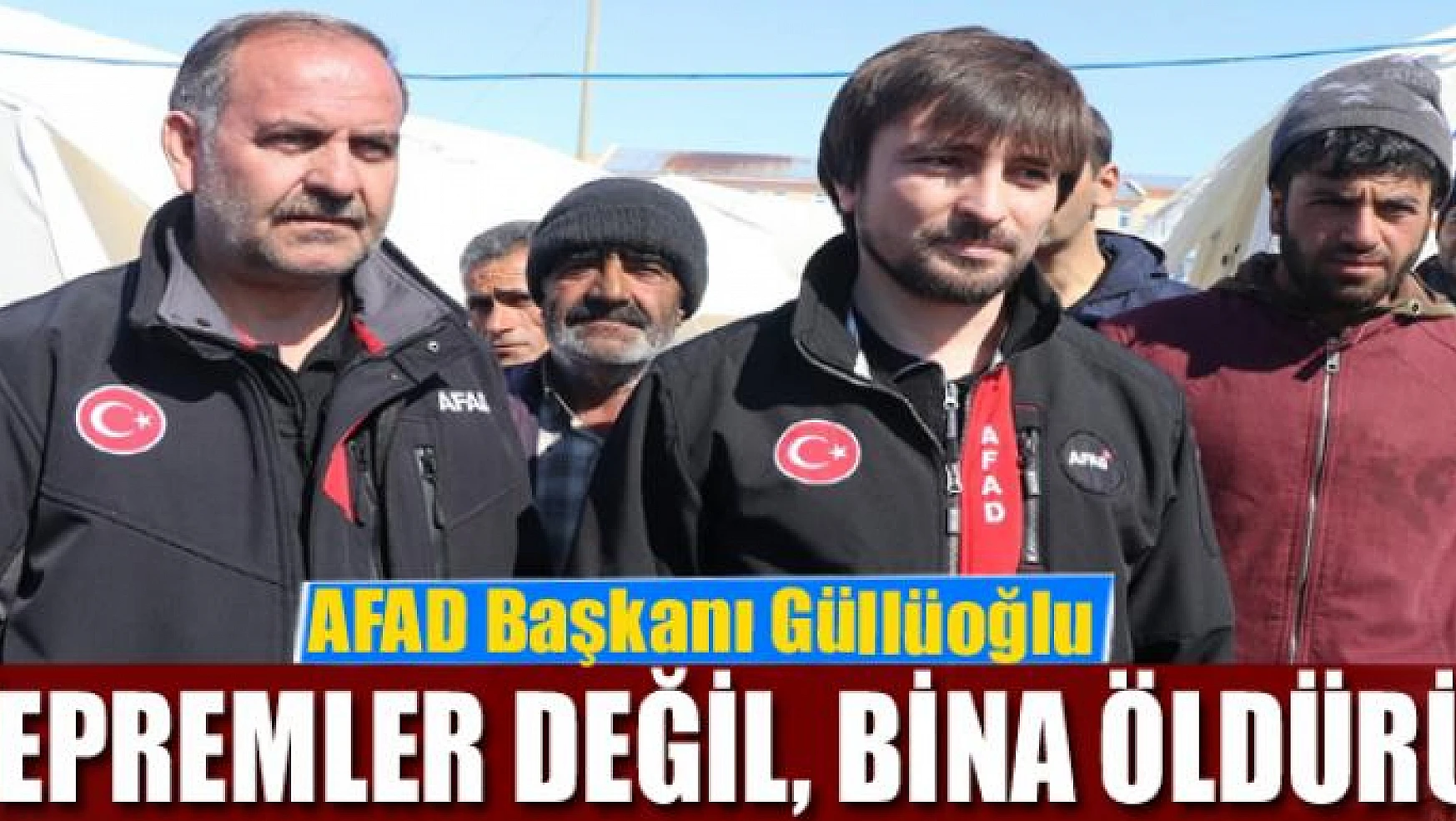 AFAD Başkanı Güllüoğlu: 'Depremler değil, bina öldürür'