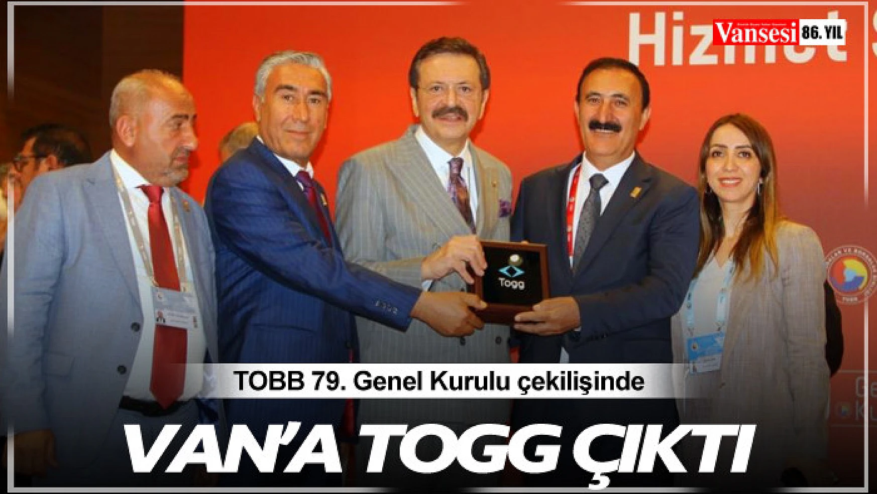 Kurada Türkiye'nin ilk yerli ve milli otomobili TOGG Van'a çıktı