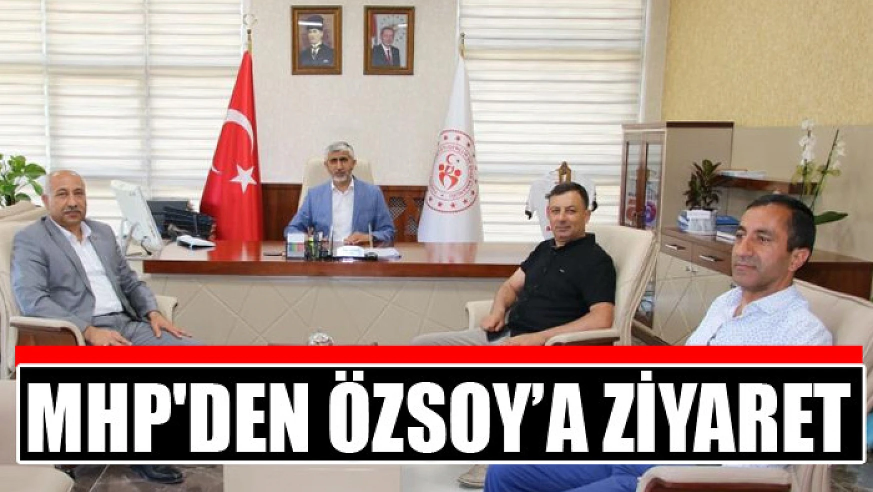 MHP'den Gençlik ve Spor İl Müdürü Özsoy'a ziyaret