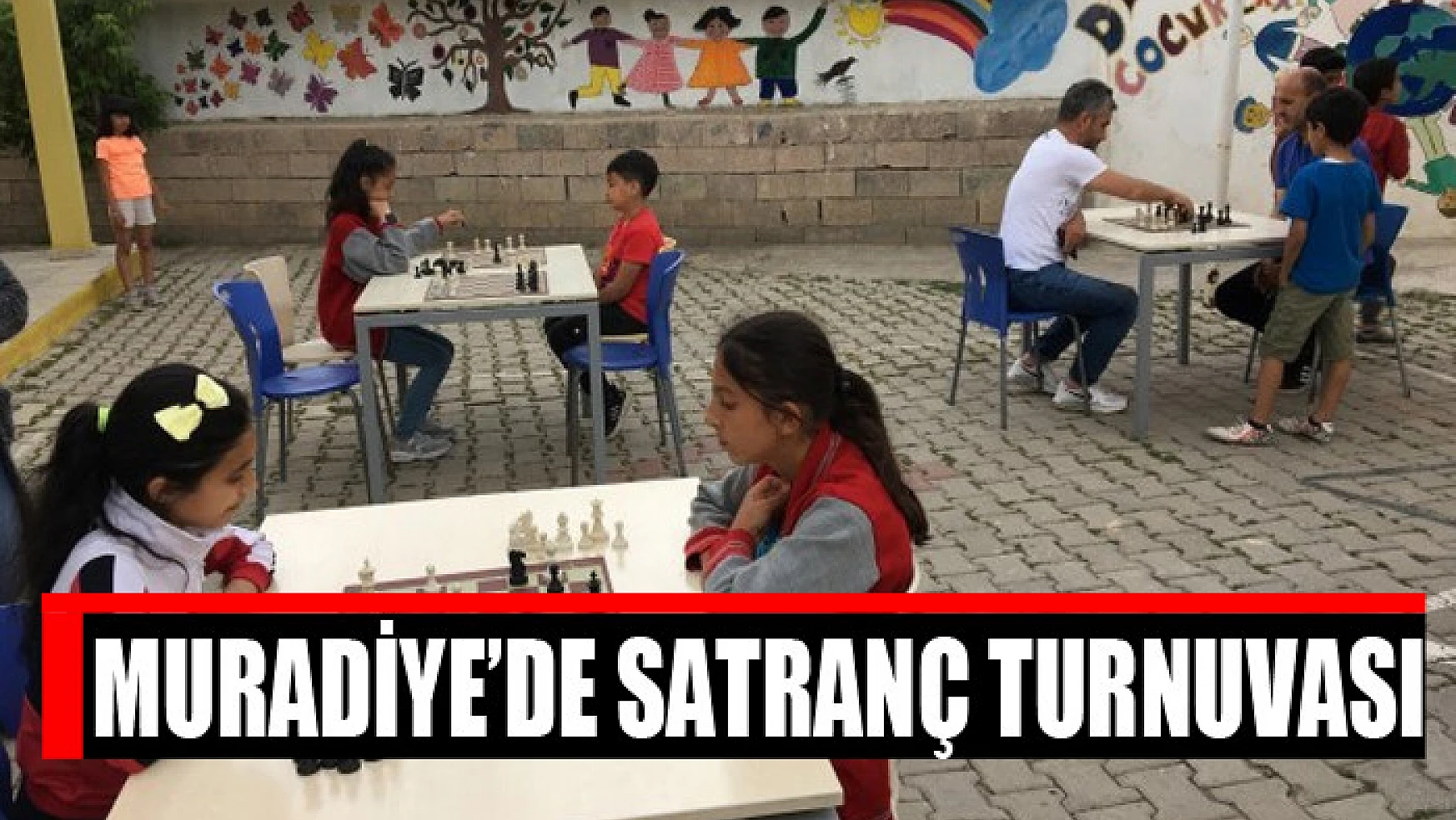 Muradiye'de satranç turnuvası