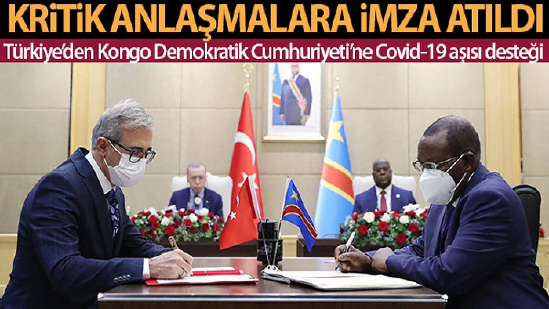 Türkiye'den Kongo Demokratik Cumhuriyeti'ne Covid-19 aşısı desteği