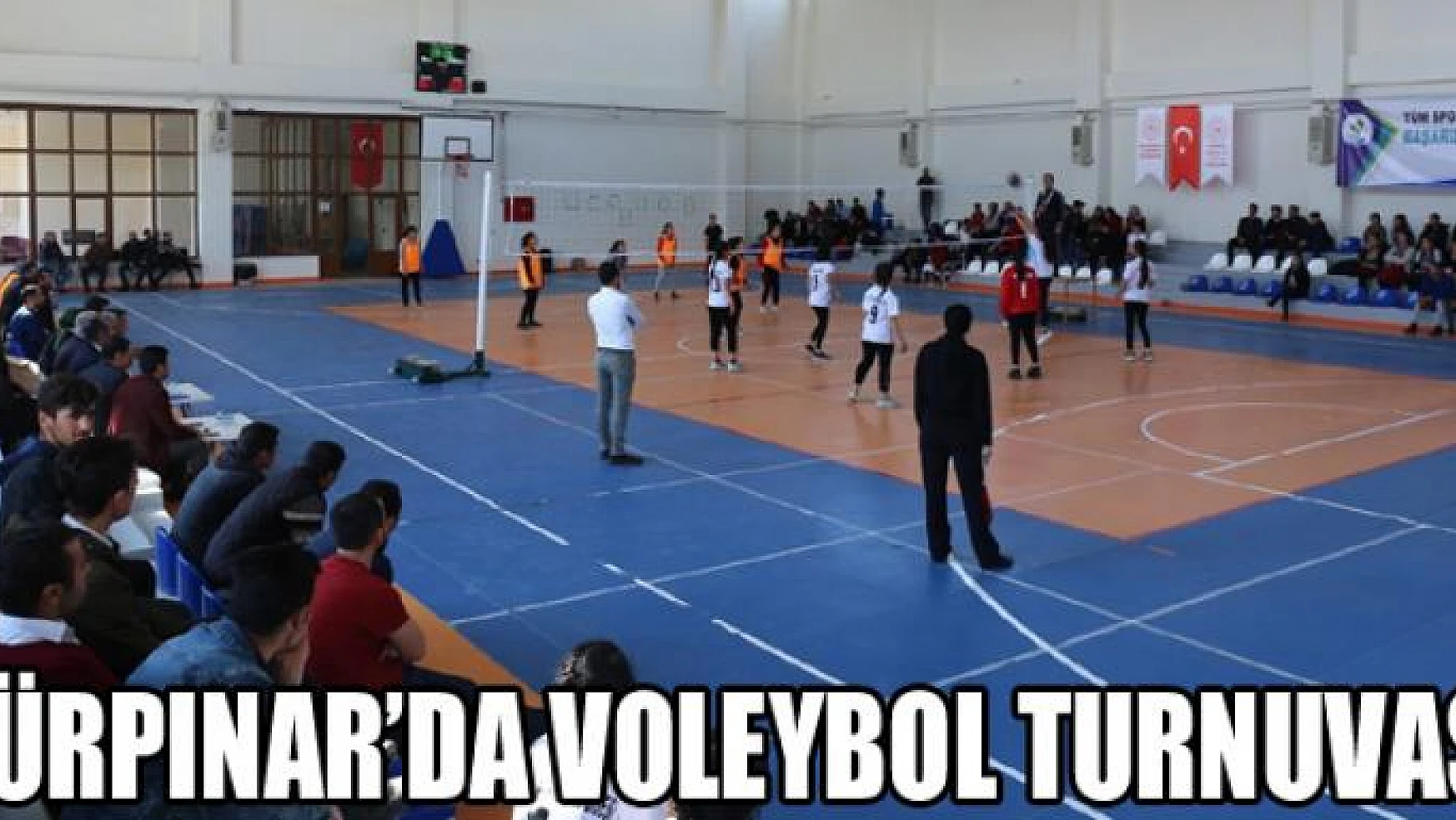 Gürpınar'da voleybol turnuvası