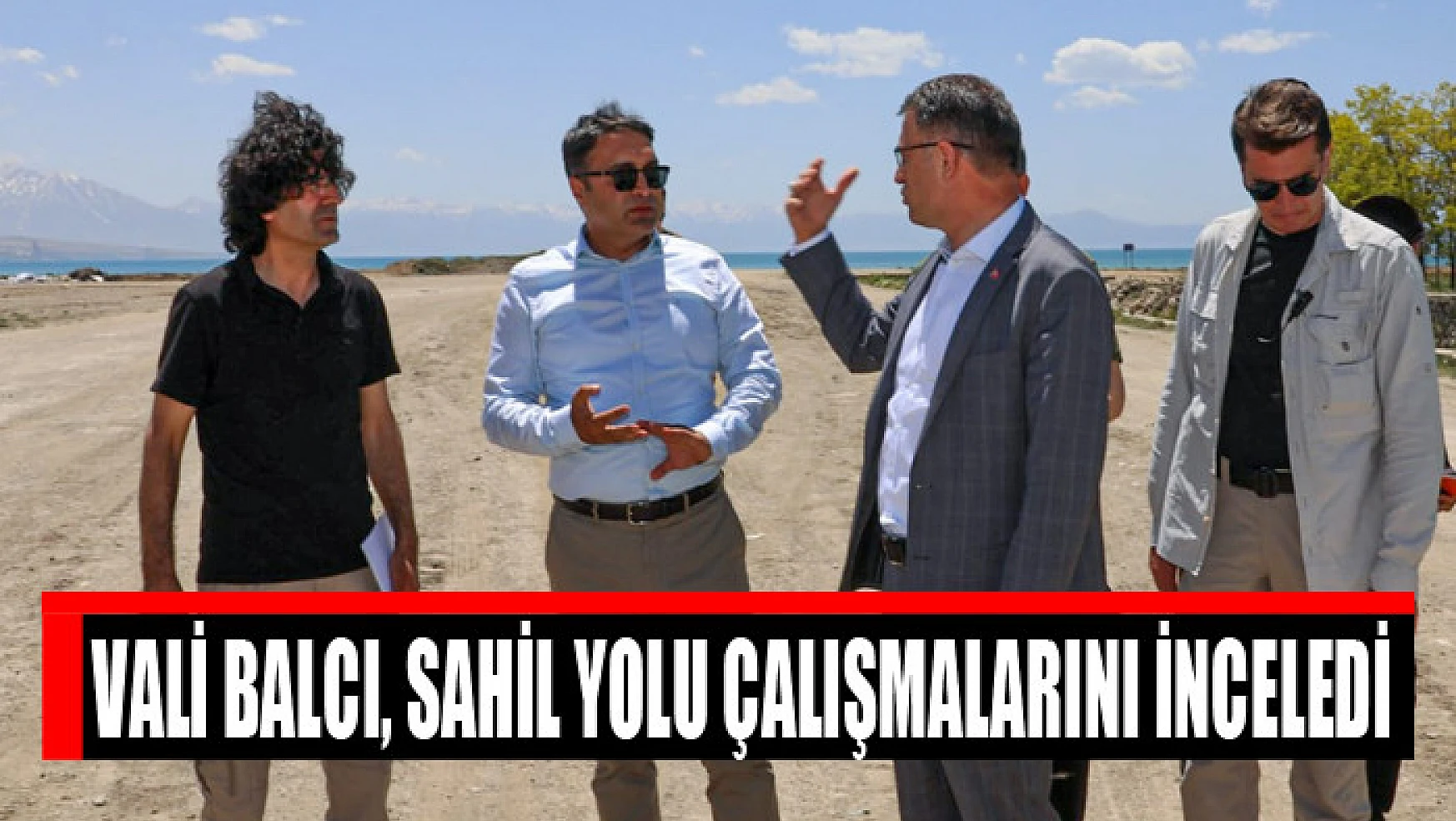 Vali Balcı, sahil yolu çalışmalarını inceledi