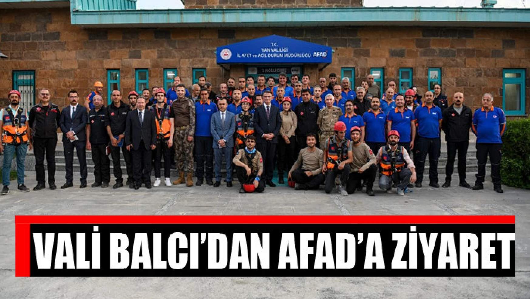 Vali Balcı'dan AFAD'a ziyaret