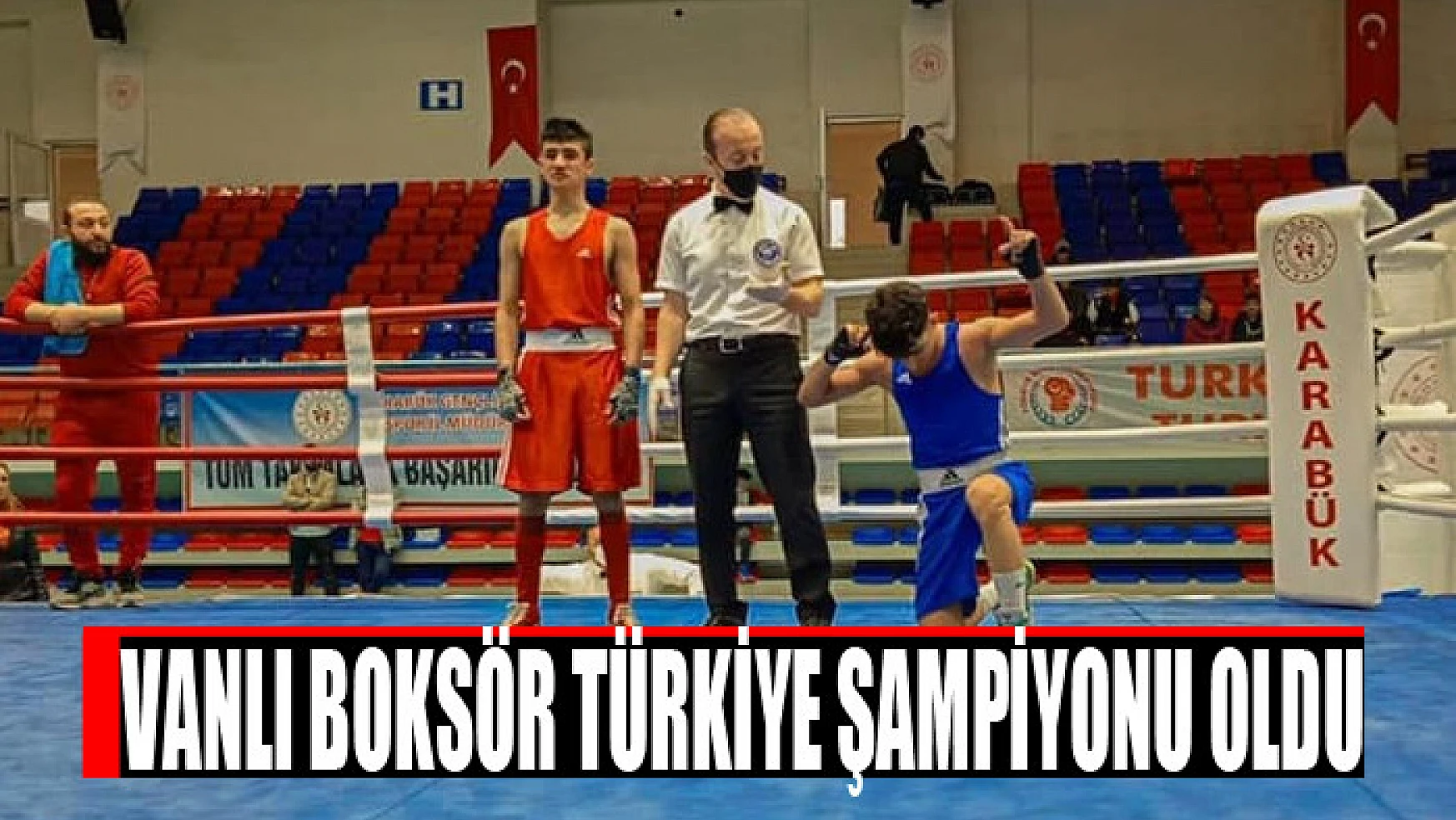 Vanlı boksör Türkiye şampiyonu oldu