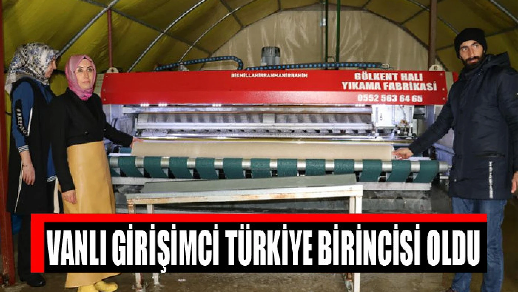 Vanlı girişimci Türkiye birincisi oldu