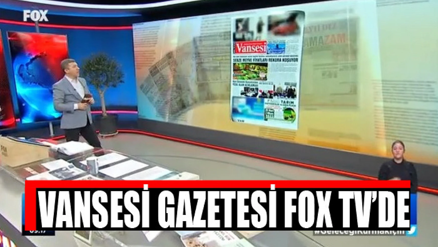 VANSESİ GAZETESİ FOX TV'DE