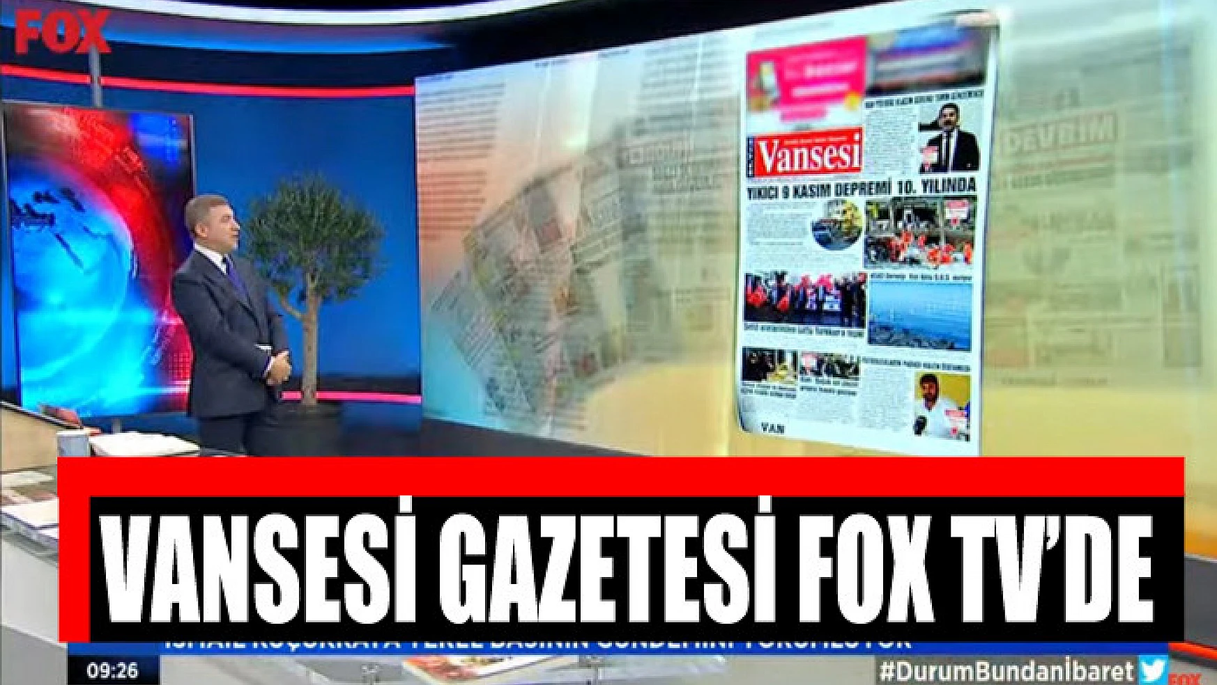 VANSESİ GAZETESİ FOX TV'DE