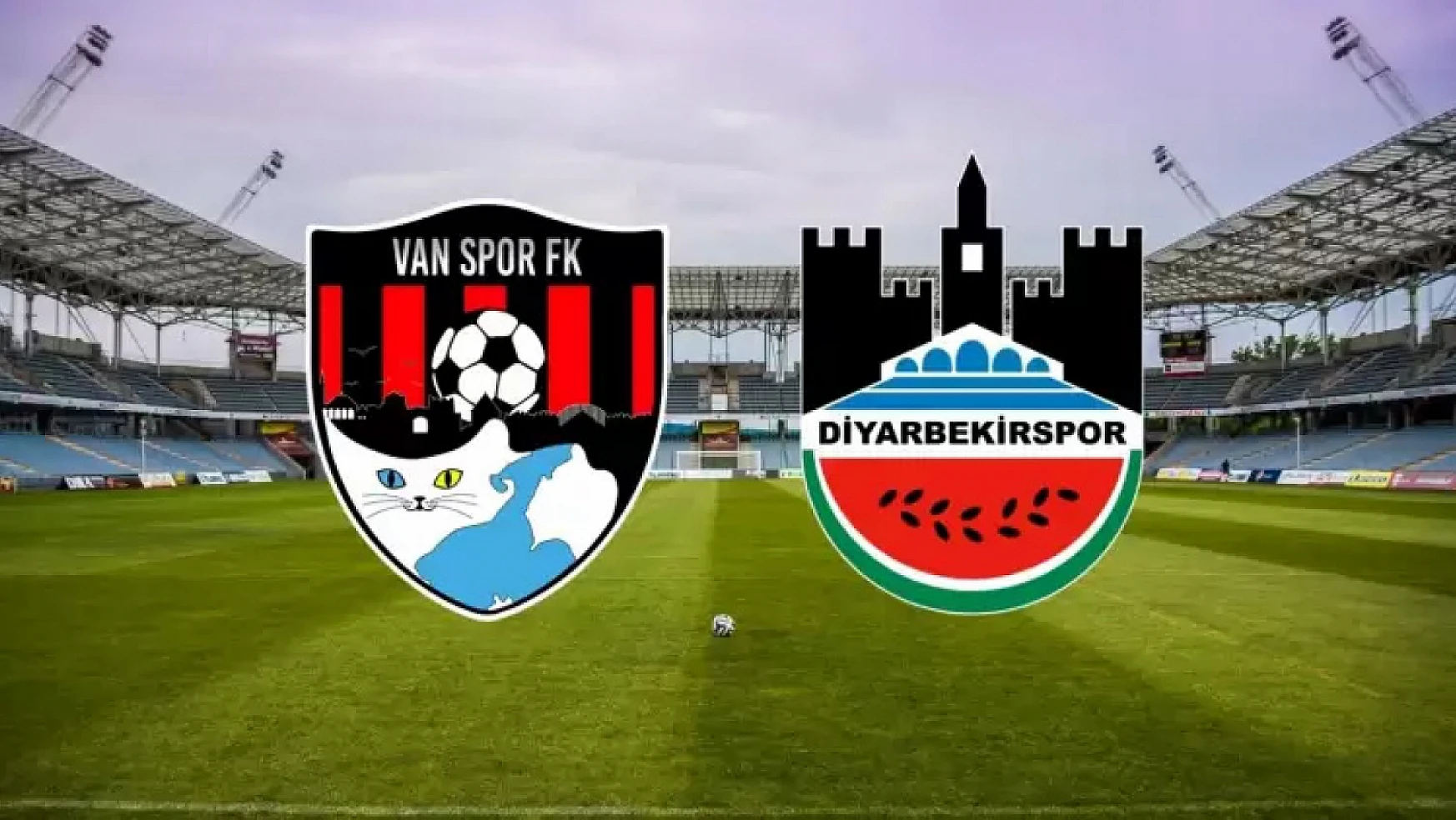 Vanspor-Diyarbekirspor maçının ilk onbirleri belli oldu