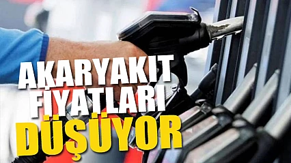 Akaryakıt fiyatları düşüyor