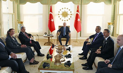 Cumhurbaşkanı Erdoğan, Yeni Zelanda Başbakan Yardımcısı Peters'i kabul etti