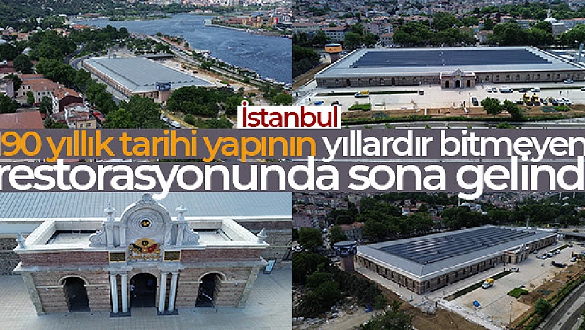 190 yıllık tarihi yapının yıllardır bitmeyen restorasyonunda sona gelindi